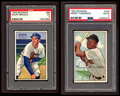 1952 Baseball Bowman Complete Conjunto VG