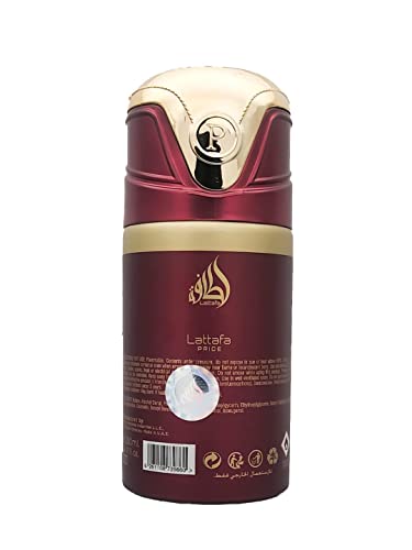 Deodorante genérico de Lattafa Pride for Men & Women - 250 ml '| Spray corporal perfumado | Perfume de fragrâncias refrescantes