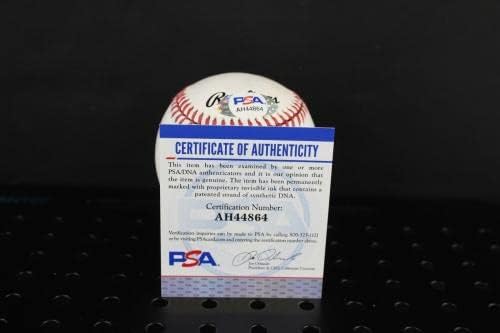 Frank Castillo Cubs assinou beisebol Autograph Auto PSA/DNA AH44864 - bolas de beisebol autografadas