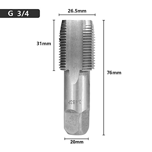 Tubo de torneira cônico G1/8 1/2 3/4 1 tubo de côngueira Tap para parafuso de metal Ferramentas de corte de parafuso Ferramentas de
