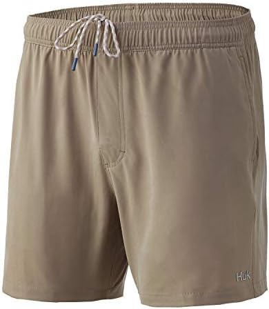 Huk Men's Playa Shorning rápido e shorts de pesca e natação +UPF 30