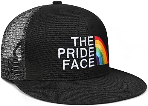 Chapéu de orgulho para homens mulheres arco -íris snapbacks chapéus lésbicas lgbtq tap ball engraçado