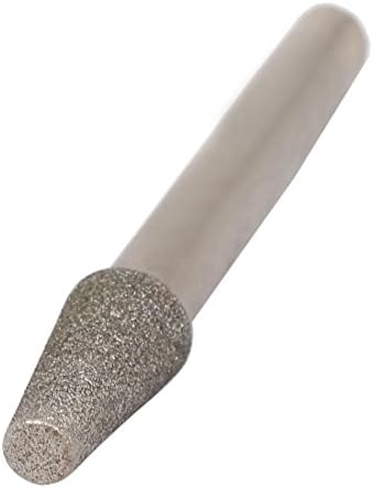 Aexit 6mm de peças de moedor de potência de haste de 6 mm e acessórios com revestimento de diamante Mandrel Mandeled