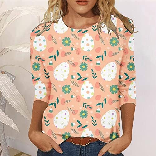 Camisas de Páscoa de Yangqigy feminino