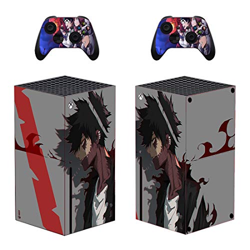 Kajal Mani X-Box-One-Série X Console Vinil Skin Skin Sketers para X-Box-One-Série X Controlador Skin School School Hero