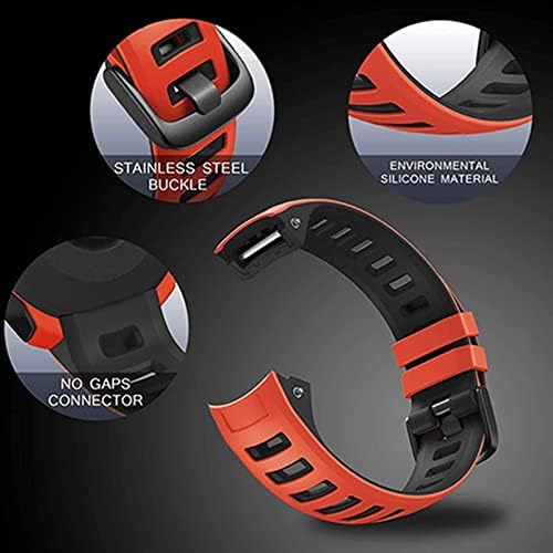 Irjfp Silicone Watch Band Strap for Garmin Instinct Watch Substituição pulseira de pulseira para instinto Tide/esports/pulseira