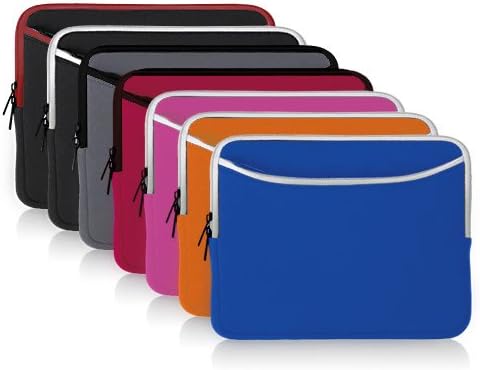Caixa de ondas de caixa para o Galaxy Note Tablet 10.1 - SoftSuit com bolso, bolsa macia neoprene capa com zíper do bolso -
