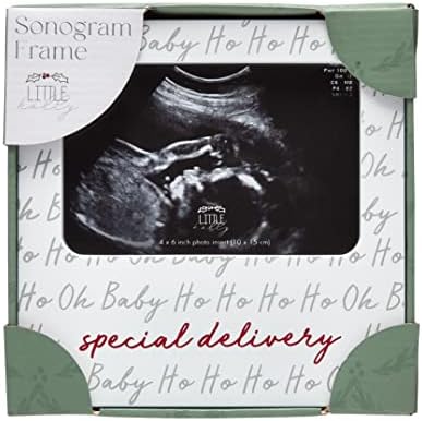 Little Holly Special Delivery Ribbon Frame, moldura fotográfica de ultrassom do bebê, Sonograma de bebê Sonograma, Presente