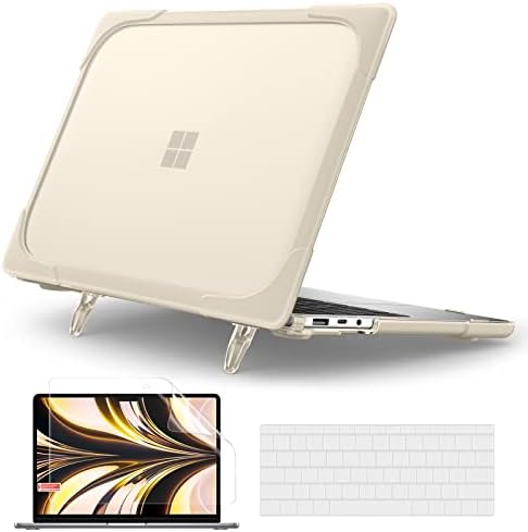 Nome personalizável de Batianda Caixa de serviço pesado para laptop de 12,4 polegadas da Microsoft Surface Go 2, tampa de proteção