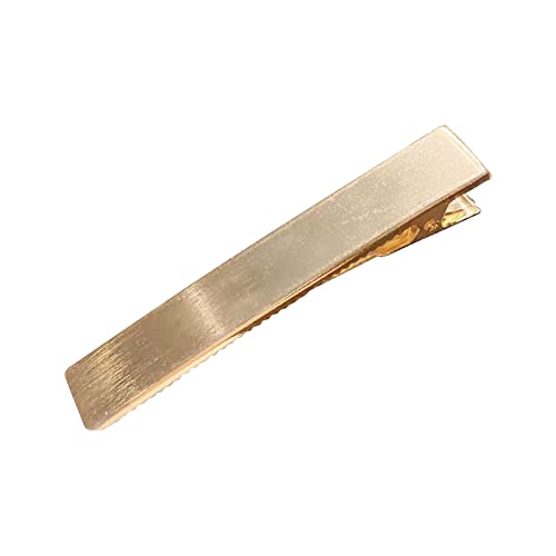 Malha vermelha de metal oco de metal simples clipe lateral simples clipe de cabelo de ouro de ouro