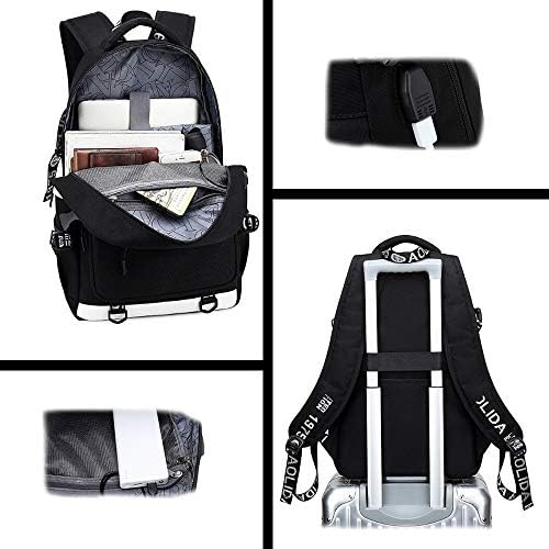 Jogador de basquete de Shangying Star Kobe Multifunction Backpack Fãs de Viagens Casuais Bag Laptop Daypack