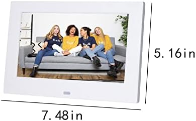 Quadro digital - moldura de foto digital LCD de 7 polegadas, foto de fotografia de vídeo, álbum de fotos eletrônico,