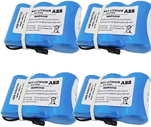 Huanghonghu 4 pacote de 3HAC16831-1 10,8V 17ah Bateria ABB para ABB Robot Controller Battery 3HAC16831-1 LS33600 Não-acessível