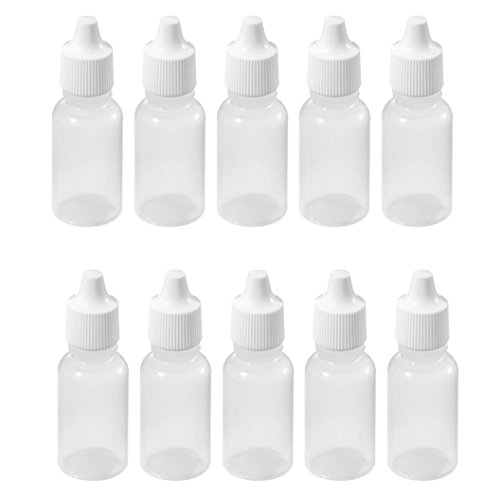 24pcs 5ml Garraco de conta -gotas de plástico vazio/garrafas de soltamento