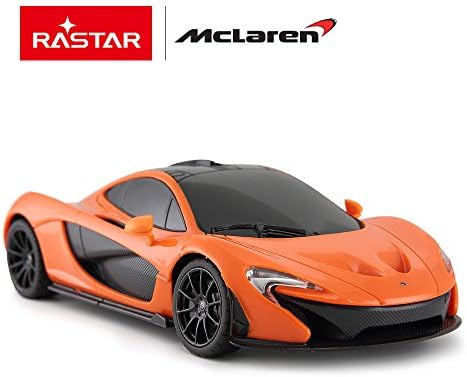 Carro RC RC | 1:24 Escala McLaren P1 Remote Control Toy Car, veículo modelo R/C para crianças - laranja