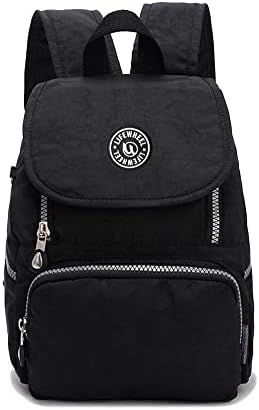 ECHOFUN NYLON Mini Casual Backpack Backpack Bagksack Bag Daypack para meninas