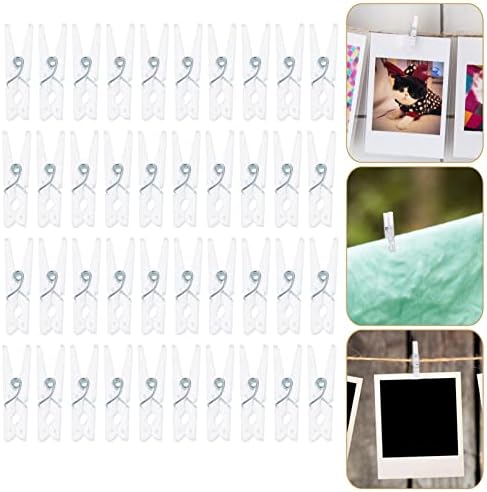 200pcs pendurados para várias roupas de tamanho de peg pics suprimentos de quarto linha viva nota transparente nota imagem utilidade