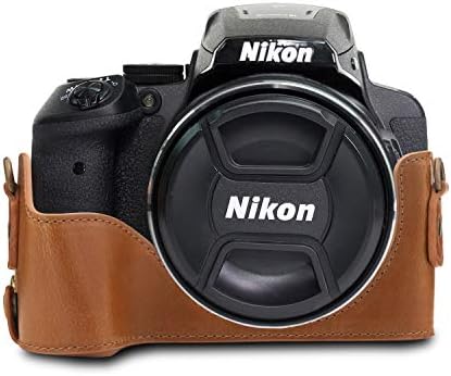 Megagear Nikon Coolpix P900S PU CAMANHA CAPREMA CAPREIL, marrom claro