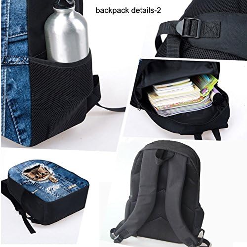 Abraços Idéia 3 PCs School Saco Set com lanchonete com bolsa de lanchonete com isolamento térmico