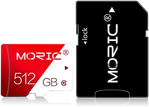 512 GB Micro SD Classe 10 Microsd Flash Memory Card com adaptador para Nintendo Switch, tablets, drones e câmeras de ação