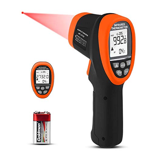 Termômetro infravermômetro de alta temperatura Termômetro Pirômetro -58 ℉ ~ 2732 ℉, 30: 1 Razão de ponto de distância, termômetro