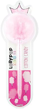 Ooly, Sakox Lollypop, Cotton Candy Swenty Pen para crianças, diário, redação, Pom Pom Pen