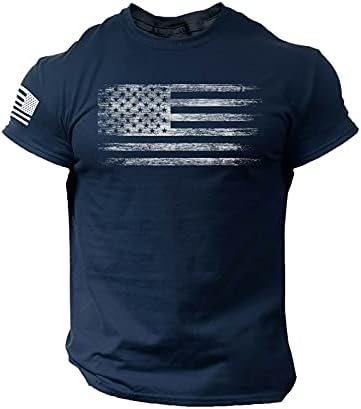 Yowein? Camisas para homens camisetas gráficas, camisetas e tanques Vintage American Flag Pattern Henly camisa de manga longa