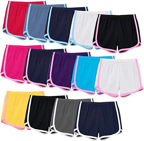 City Threads Girls Running Workout Shorts Yoga Sport Fitness Short algodão - Feito nos EUA