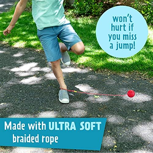 Basta pular no tornozelo salto bola de roda dobrável pular a corda de pular para crianças equipamentos de exercício