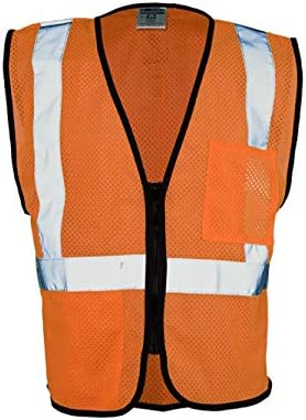 Kishigo Class Classe 2 Bock-Bocked Economed Vest 5xl Orange