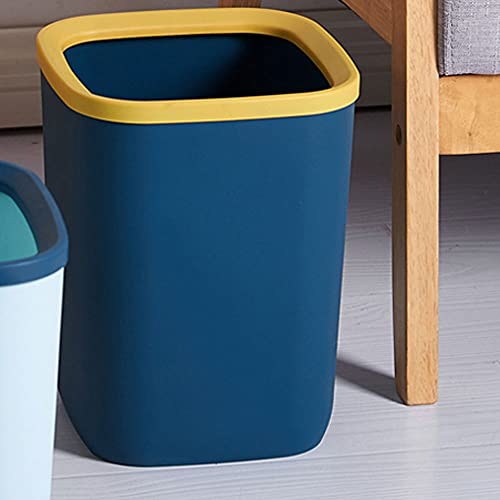 Lixo de lixo Skimt lata de banheiro lata de lixo retangular, lixeira de recipiente de lixo para banheiros, salas de pó,