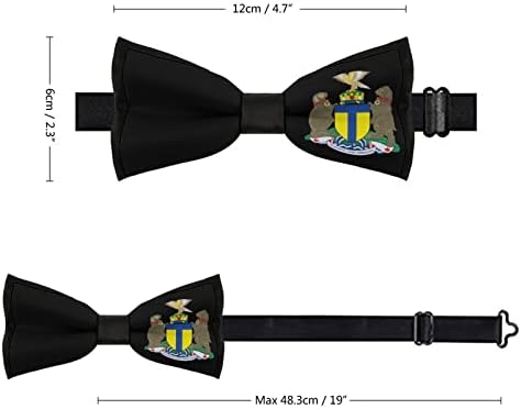 Coat Arms City Toronto Canadá, gravata borboleta masculina.
