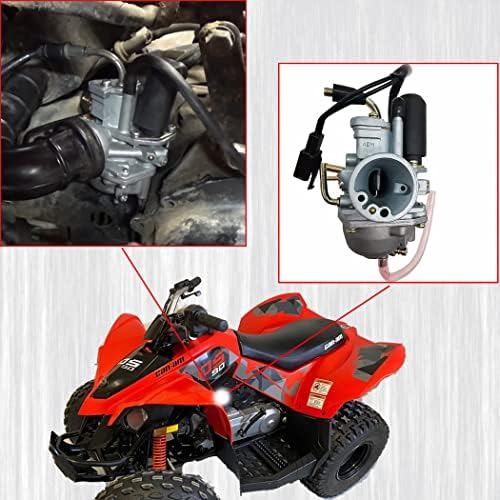 O carburador se encaixa para 50cc 70cc 90cc 100cc 110cc ATV 2 ASSIM NA