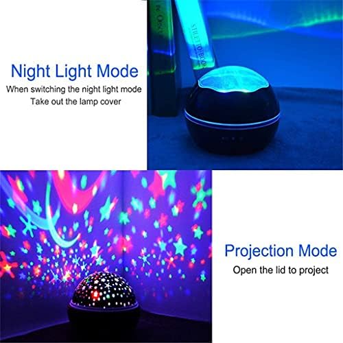 KXDFDC Baby Night Light Projector Starry Sky Star Mestre Rotativo Lâmpada Noturna Luz de Natal