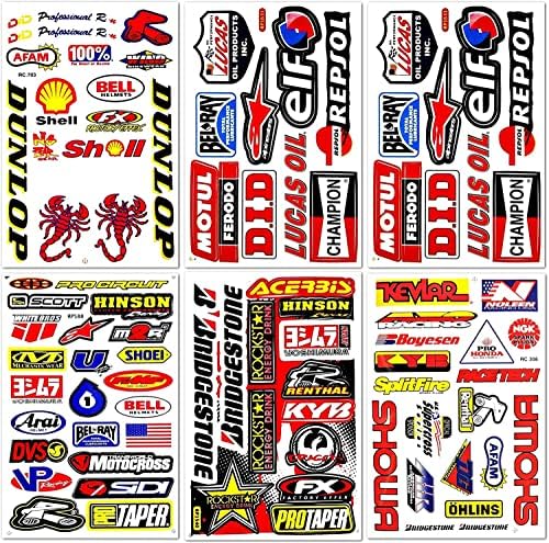 Motocross Motorcross Dirt Bike Dirtbike Motorcycles Moto Race Acessórios ATV Patrocinadores Logos de capacete Peças Racing Pack