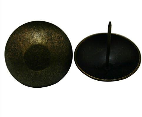 Fenggtonqii Round de cabeça grande preto de 38 mm de diâmetro da cabeça da cabeça de pacote de latão antigo de 4