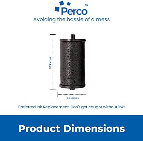 Rolo de tinta Perco para o pacote Perco X Labeladores de 2 Inkers