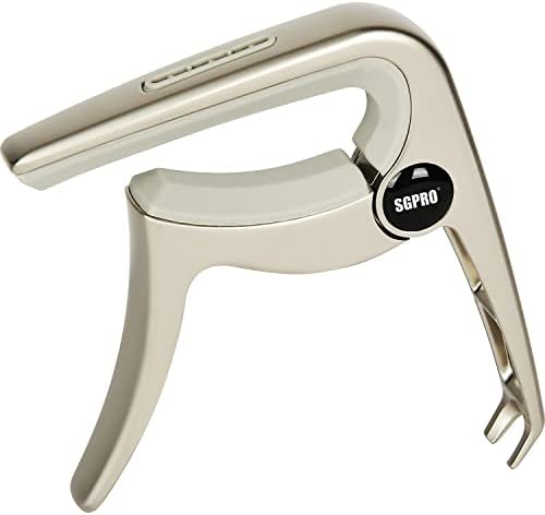 SGPro Capo para guitarra de guitarra acústica e ukulele liga de zinco guitarra capot pin pug Puller 3 em 1, esconderia mola