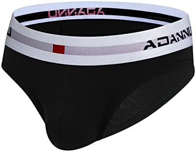 2023 New Men's Panties Desenho quadro de algodão de algodão Baixa cor sólida u Briefas sexy shorts curtos masculinos shorts sexy