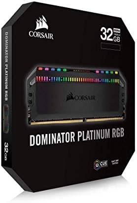 Corsair Dominator Platinum RGB 32GB DDR4 4000MHz C18 Memória da área de trabalho preto