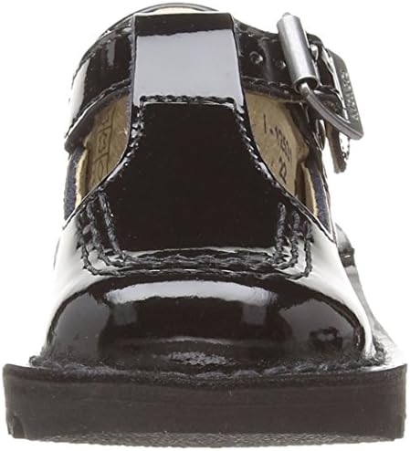 Kickers Girl's Kick T Patente Leather Junior School Shoes