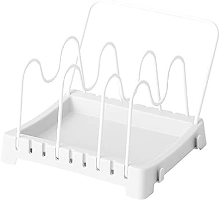 Xiannv cozinha multifuncional rack rack frigição tampa de armazenamento rack rack placar rack rack pan storage rack white