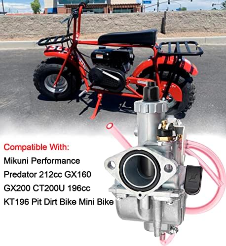 VM22 Carburador de 26 mm para Mikuni Performance Predator 212CC GX160 GX200 CT200U 196CC KT196 Bike Dirt Bike Bike com Kit Mainfold