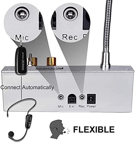 Alto -falante de janela TW103 Retionista com fone de ouvido sem fio TT123 Wireless, sistema de intercomunica