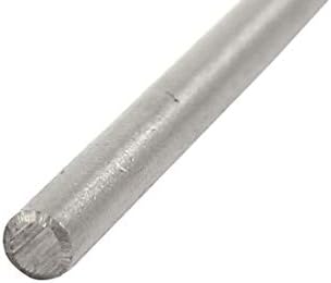 Aexit 2,7 mm DIA Tool Titular HSS Double Flautes Stravo Brill Brill Bits Bits Silver Tone 10pcs Modelo: 57AS48QO546