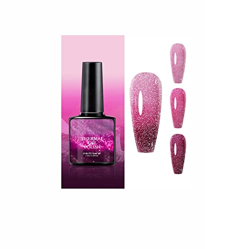 Xiahium Alworking Gel Achaness esmalte duradouro gradiente brilhante gradiente de humor Gel Polish para manicure de arte de unhas diy