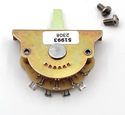 Oak Grigsby interruptor de lâmina de 5 vias com parafusos de montagem