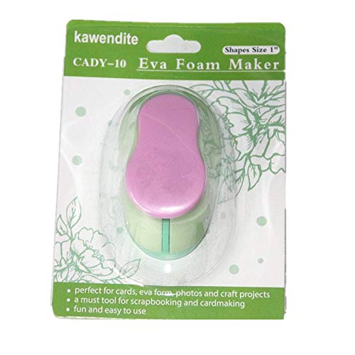 Cady Crafts Punch Punch 2,5 cm de papel perfura a flor de papel de papel