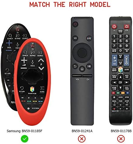 TV Remote Case Compatível com Samsung BN59-01185F BN59-01181A BN59-01185A LED HDTV Remote Control, capa de protetora