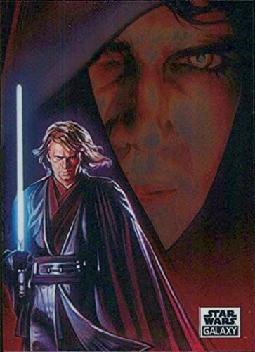 2021 Topps Chrome Star Wars Galaxy 39 Anakin Skywalker Steve Chorney Star Wars Card